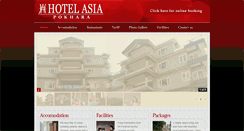 Desktop Screenshot of hotelasiapokhara.com